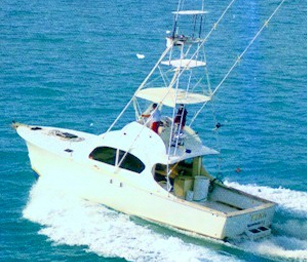 Tiki charter boat