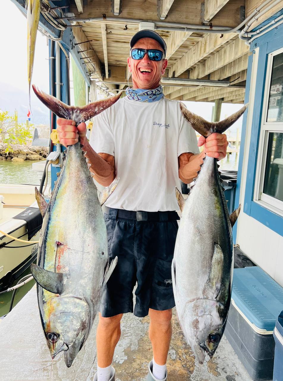 Captain Jon with blackfin tuna